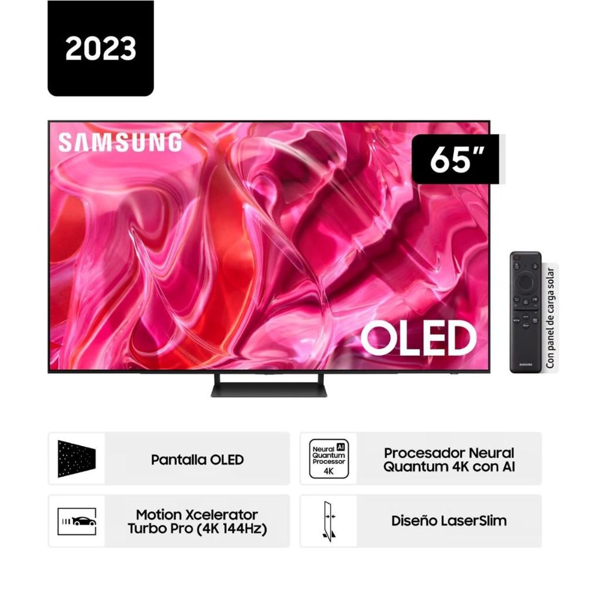 SAMSUNG - Televisor Samsung Smart Tv 65 Oled 4k Qn65s90cagxpe