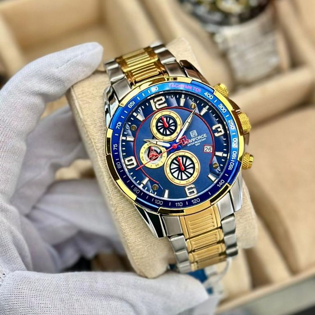 NAVIFORCE - Naviforce AzulDorado NF8020B_.