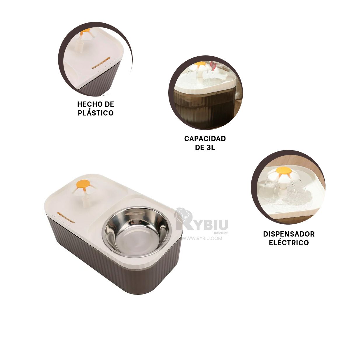 GENERICO - Dispensador Practico Doble en Blanco Y+Gift MiniAgenda