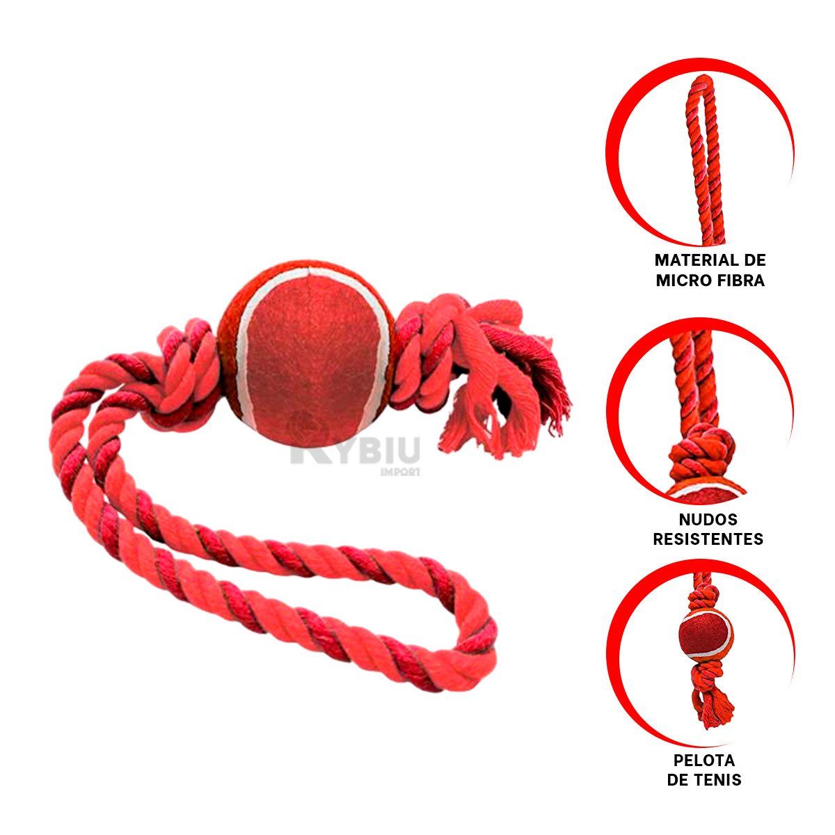 GENERICO - Juguete Ideal con Bola en Rojo Y+Banderitas Adhesivas