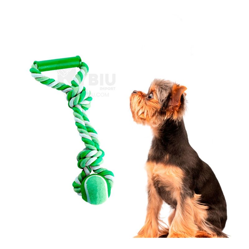 GENERICO - Juguete Masticable para Perros en Verde Y+Gift Stickers