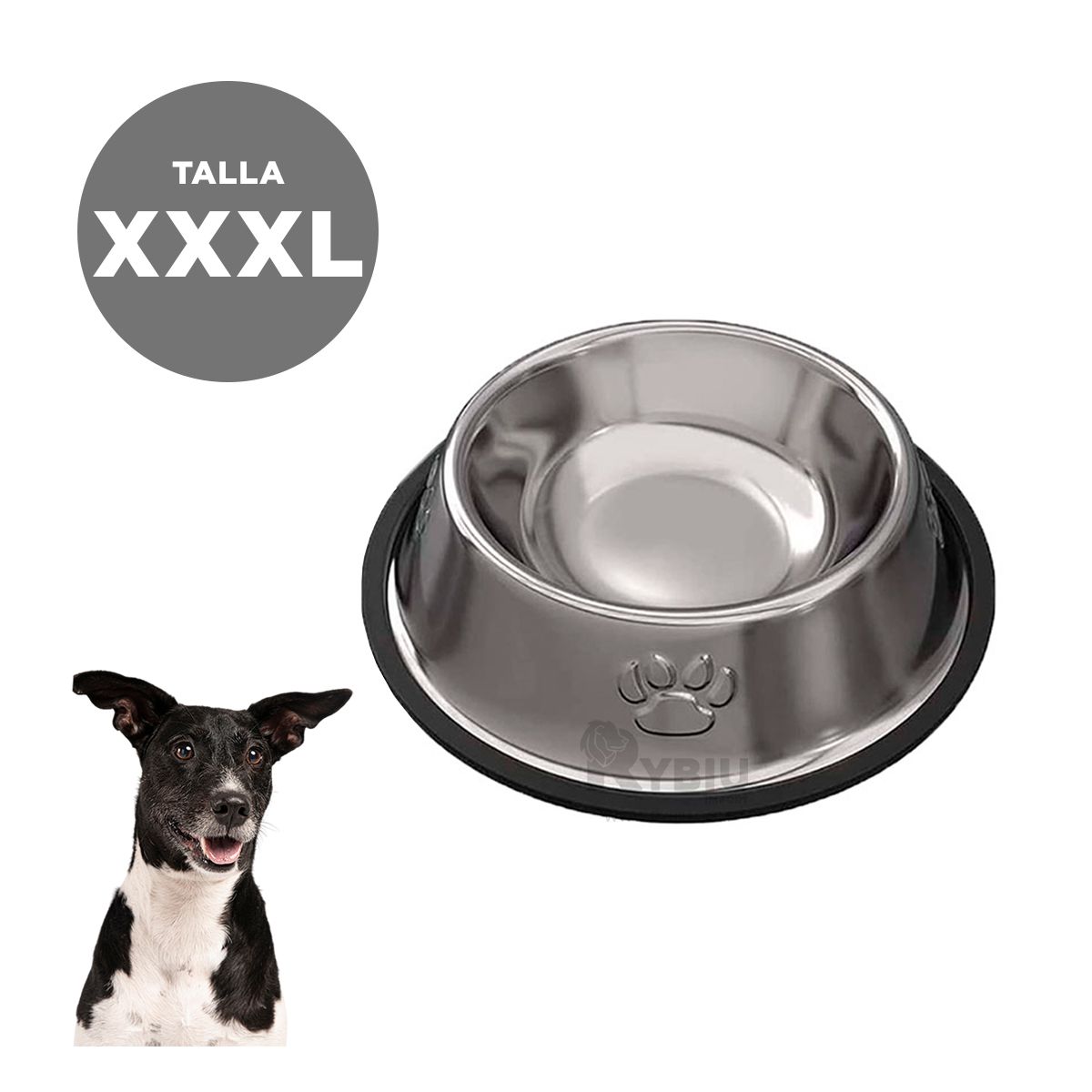 GENERICO - Recipiente para Canino Portable en XXXL Y+Gift Stickers