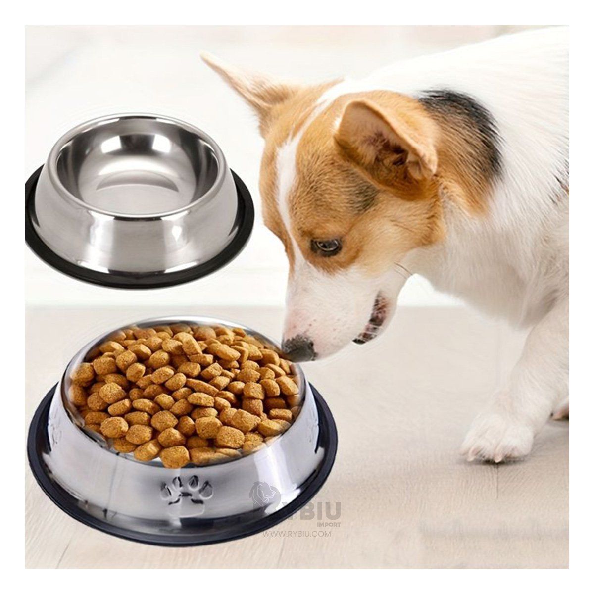 GENERICO - Recipiente para Canino Portable de Talla XS Y+Gift Stickers