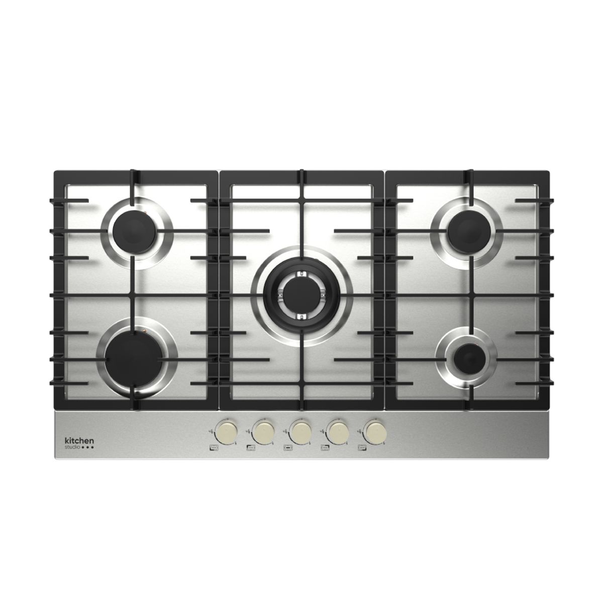 KITCHEN STUDIO - ENCIMERA EMPOTRABLE A GAS KSGC90V011BRSS - 90CMS - ACERO