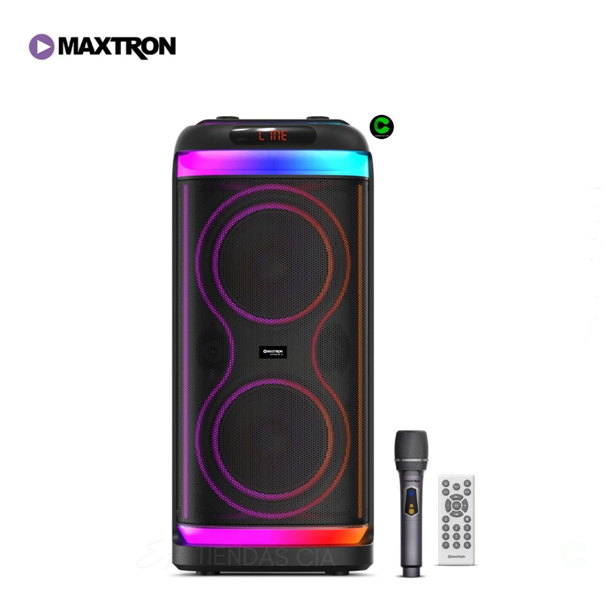 MAXTRON - Parlante Torre Maxtron Hypnotic 6.5" x 2 - MX 608D