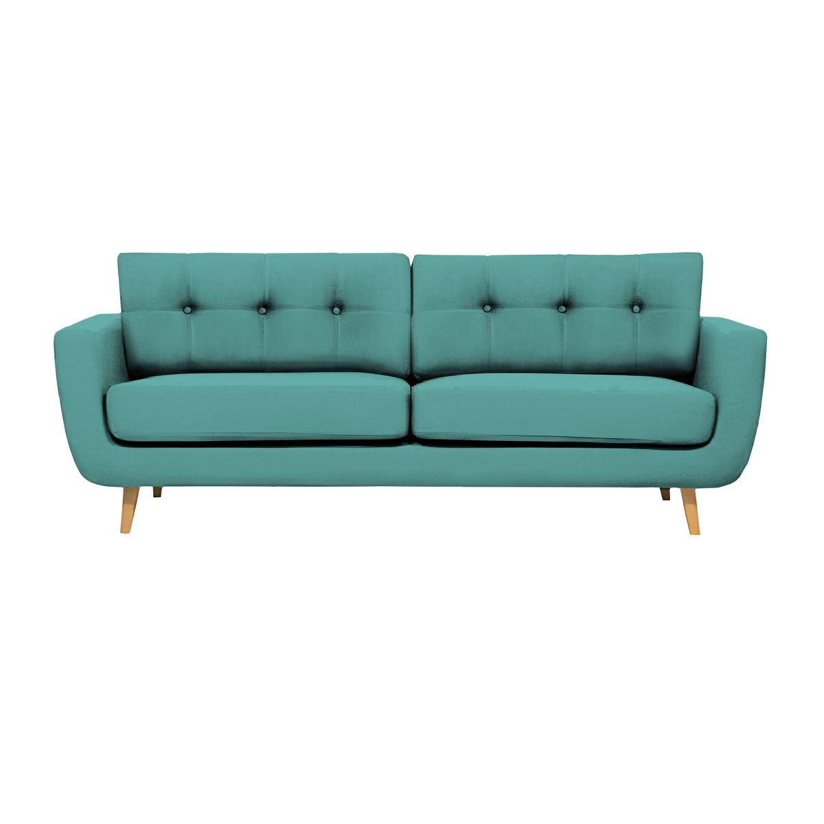 BARAKA HOME - Sofá Vintage Natan 3 cuerpos - Jade