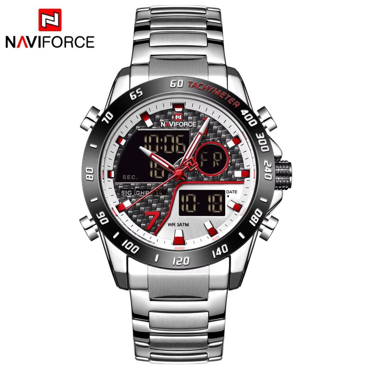 NAVIFORCE - Naviforce Rojo Negro NF9171R_.