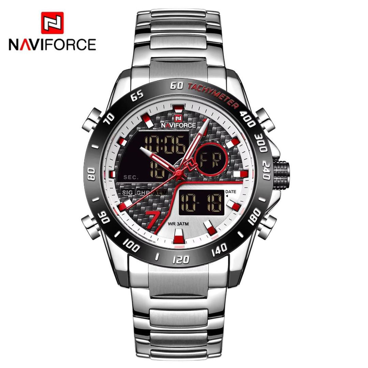 NAVIFORCE - Naviforce Rojo Negro NF9171R_.