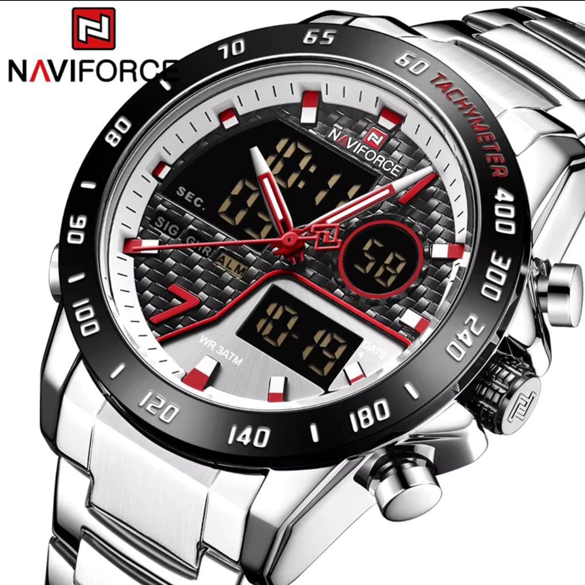 NAVIFORCE - Naviforce Rojo Negro NF9171R_.