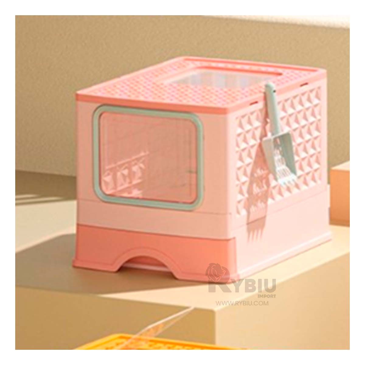 GENERICO - Sanitario Moderno para Pet en Color Rosado Y+Regalo Agendita