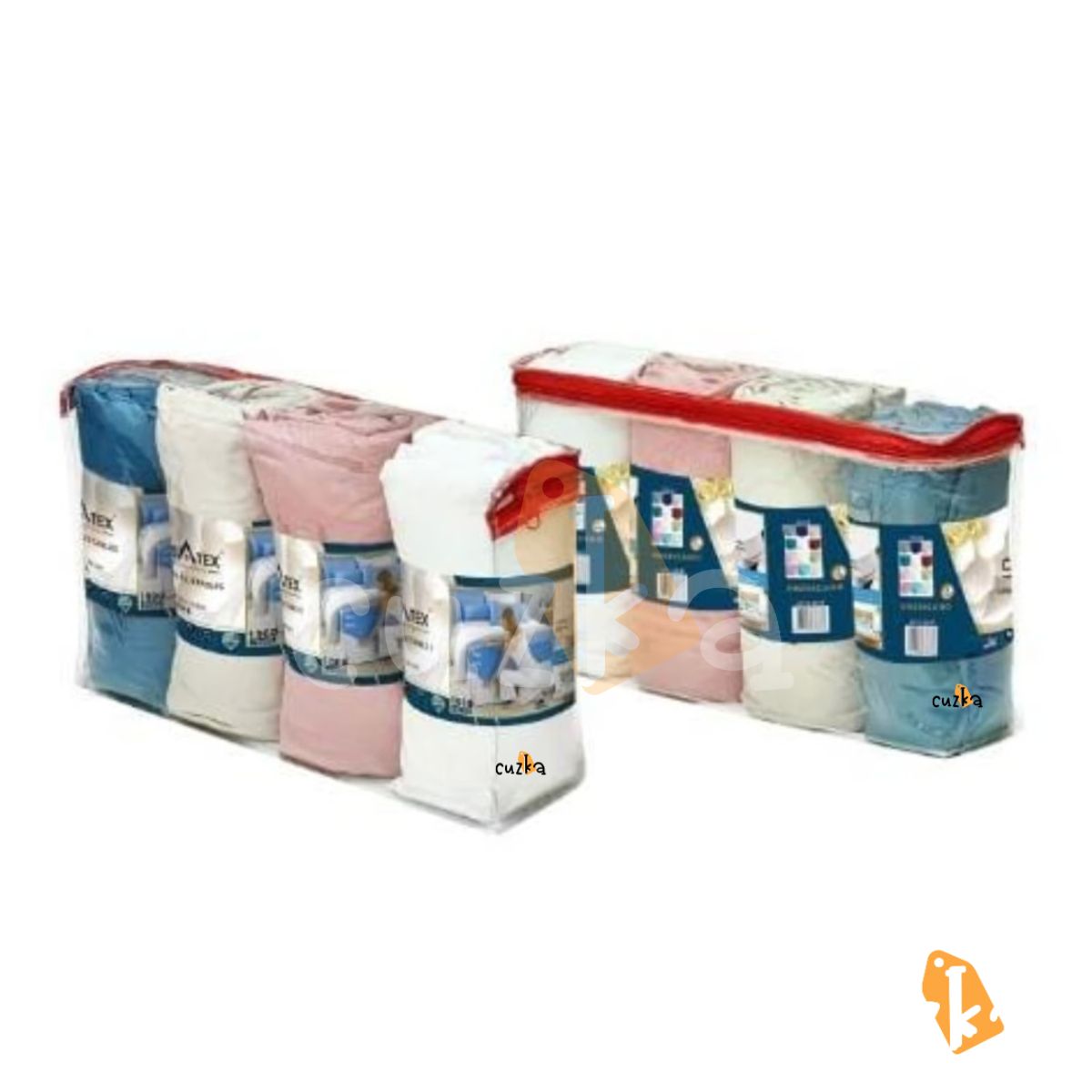 CASATEX - PACK DE 4 SABANAS AJUSTABLES TAMAÑO 2 PLAZAS