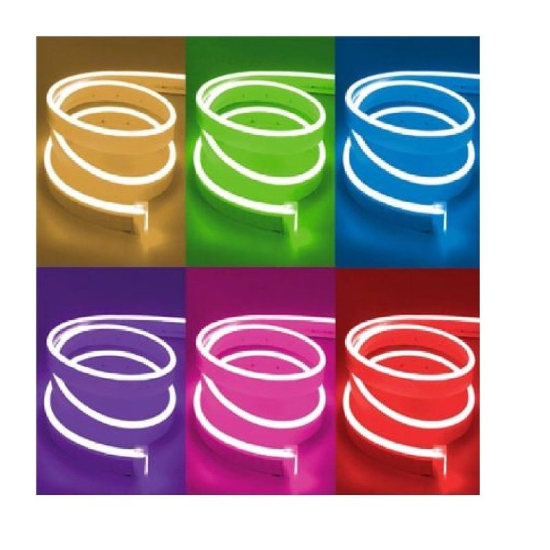 OTTOWARE - Cinta Led Neón Flex 5 metros rosado