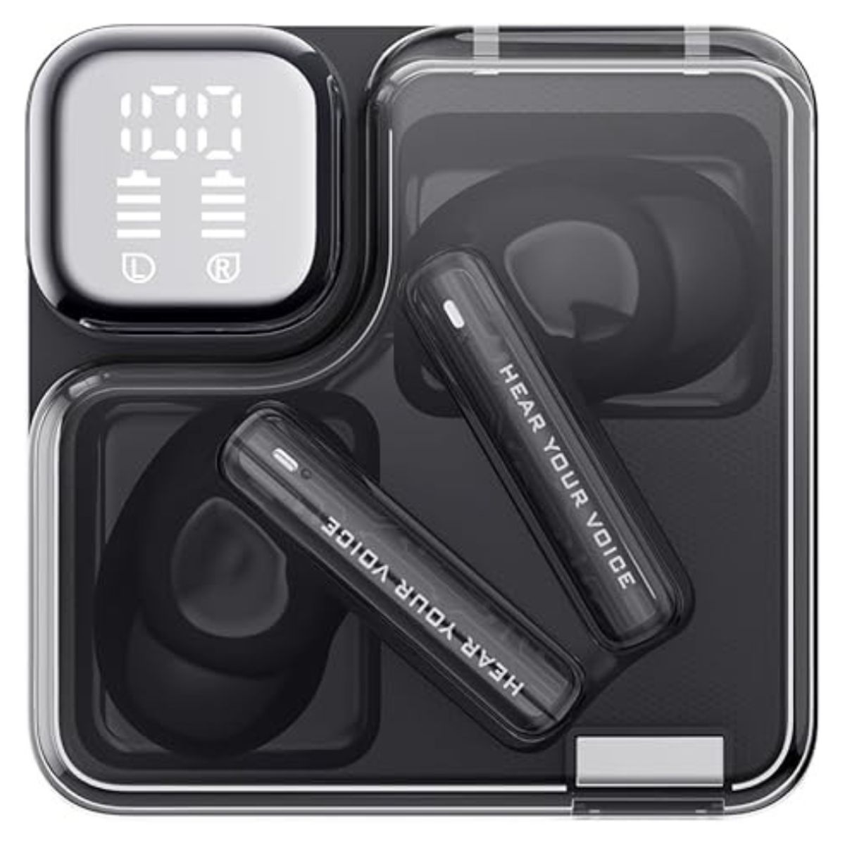 QCY - Audifonos Bluetooth QCY MeloBuds Neo TWS 5.3 24h Conexión Dual Negro