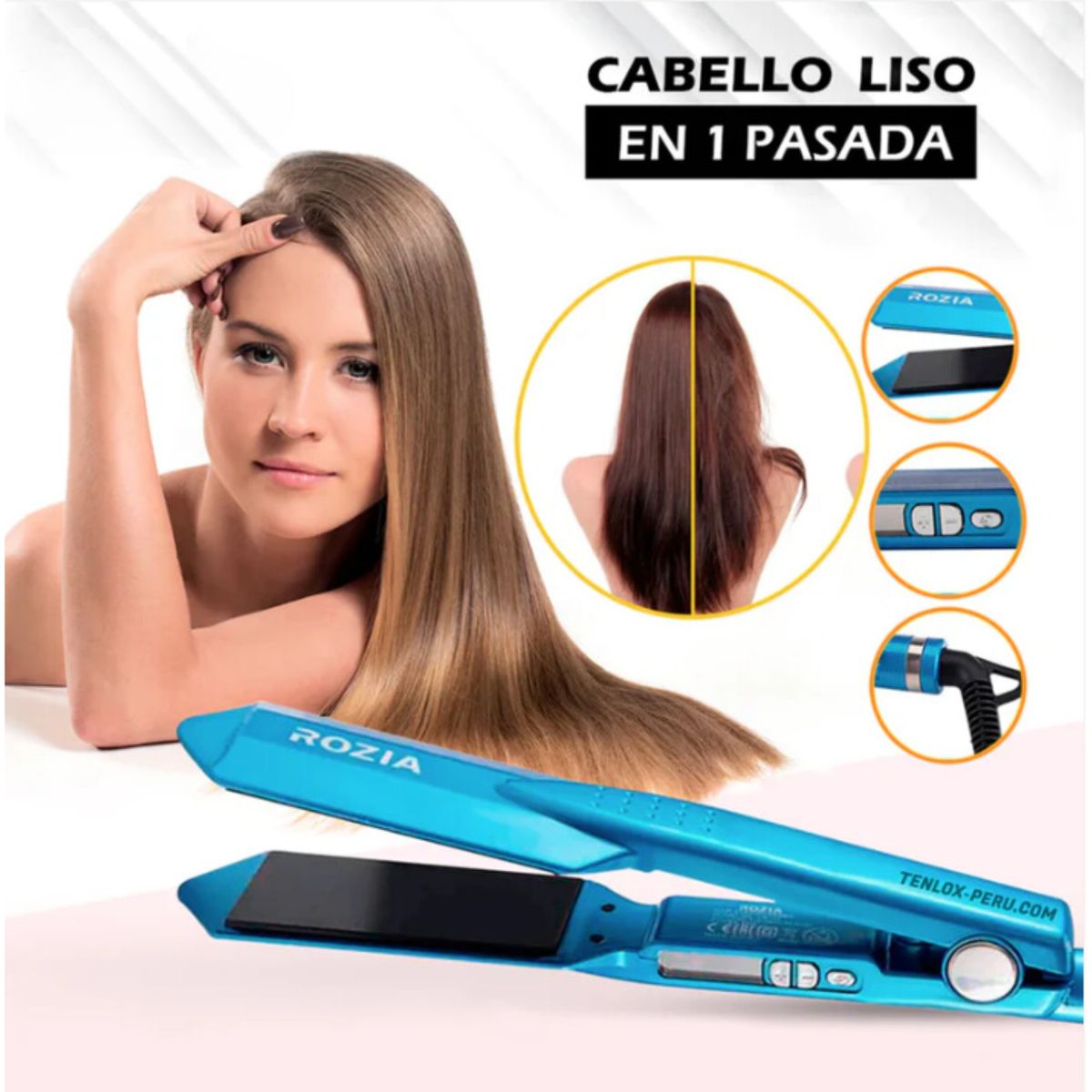 OEM - Rozia - Plancha Alisadora Para Cabello