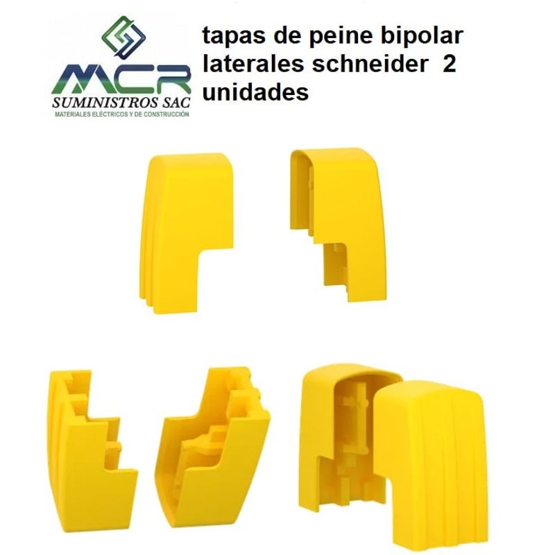 SCHNEIDER ELECTRIC - tapas de peine bipolar laterales schneider