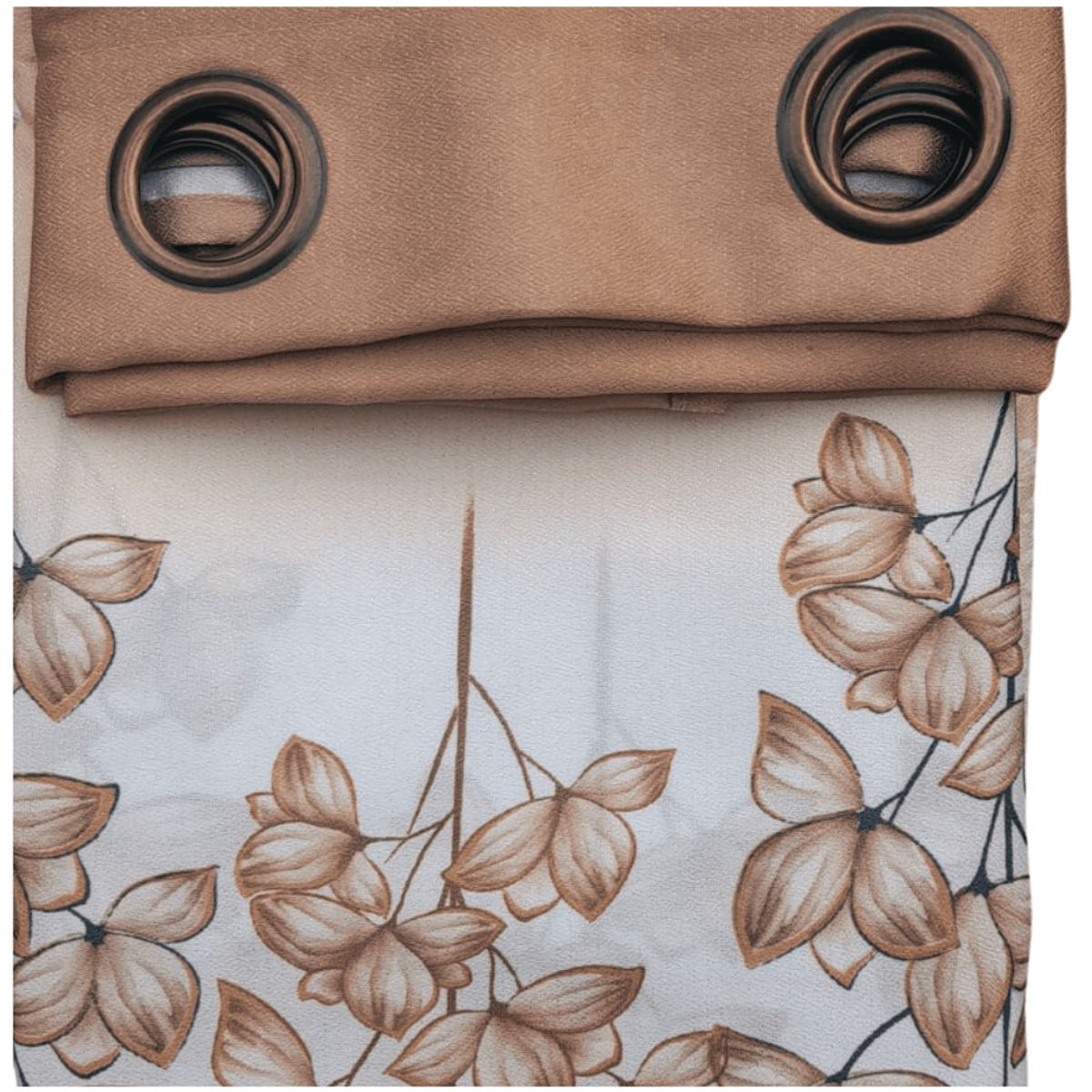 INSPIRA MARKET - Set de Cortina cortina elegante 140 X 240 cm Floreada