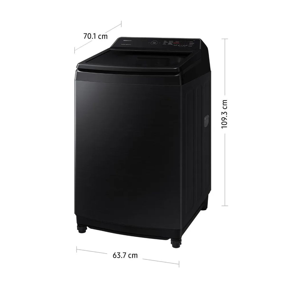 SAMSUNG - Lavadora Ecobubble WA19CG6441BVPE 19 Kg Negro