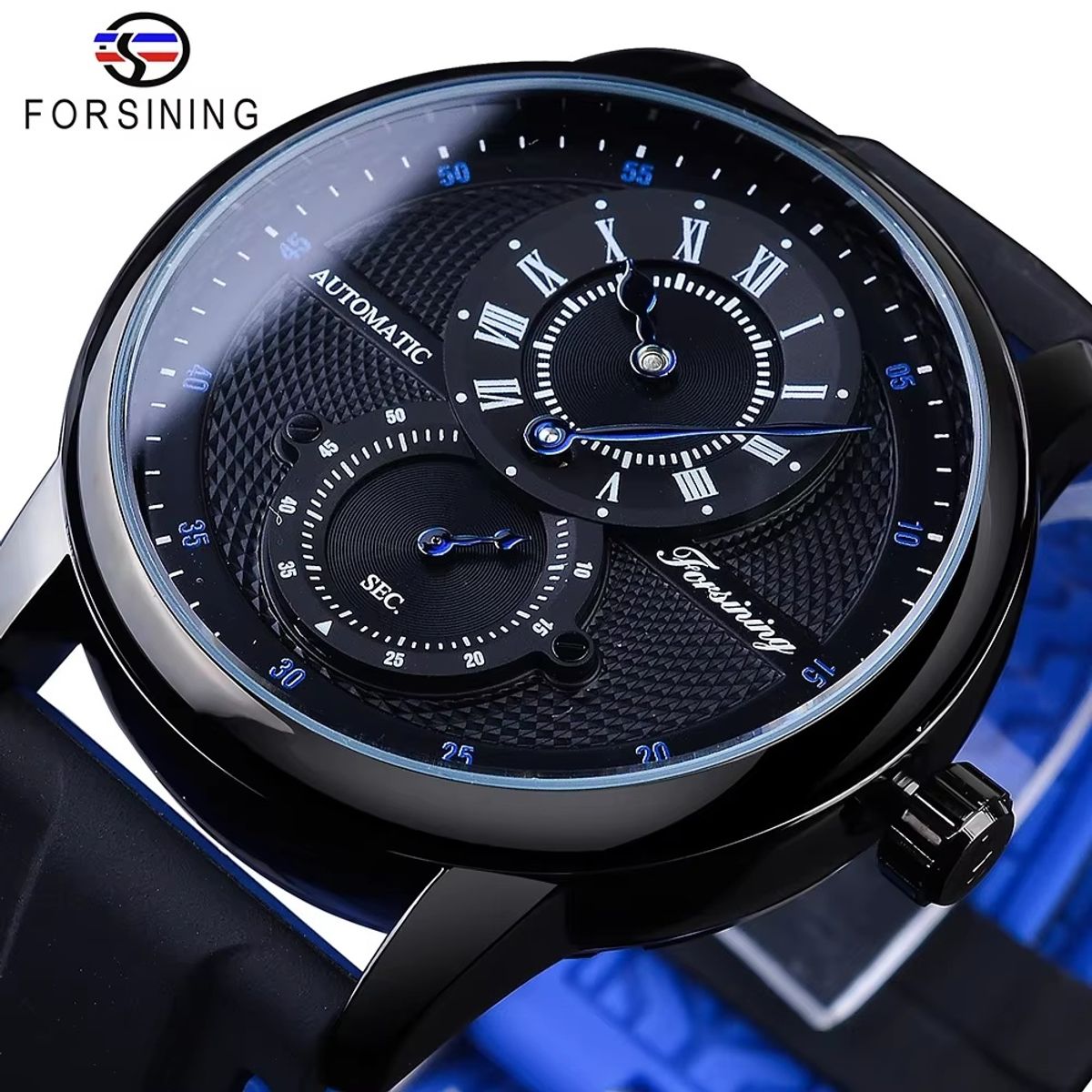 FORSINING - Reloj Mecanico Automatico Forsining GMT1203 Azul