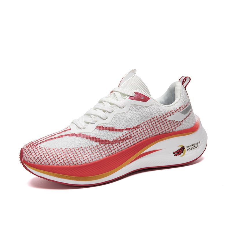 SHANDIAN - Zapatillas Running Hombre Naranja