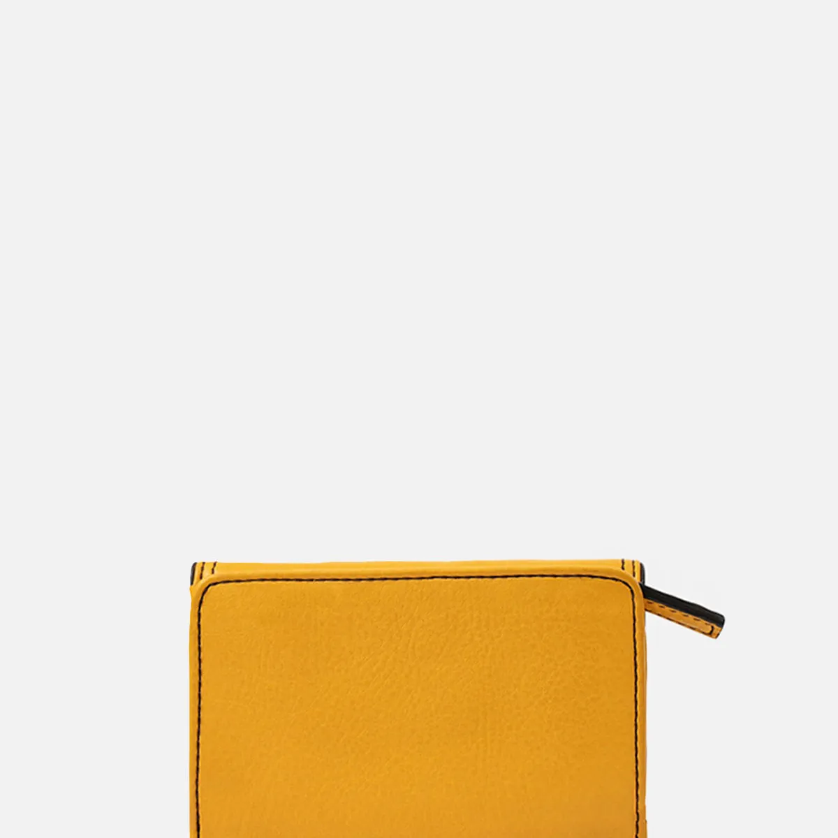 RENZO COSTA - BILLETERA PEQUEÑA COLECCION CAPSULA 73 MUSTARD