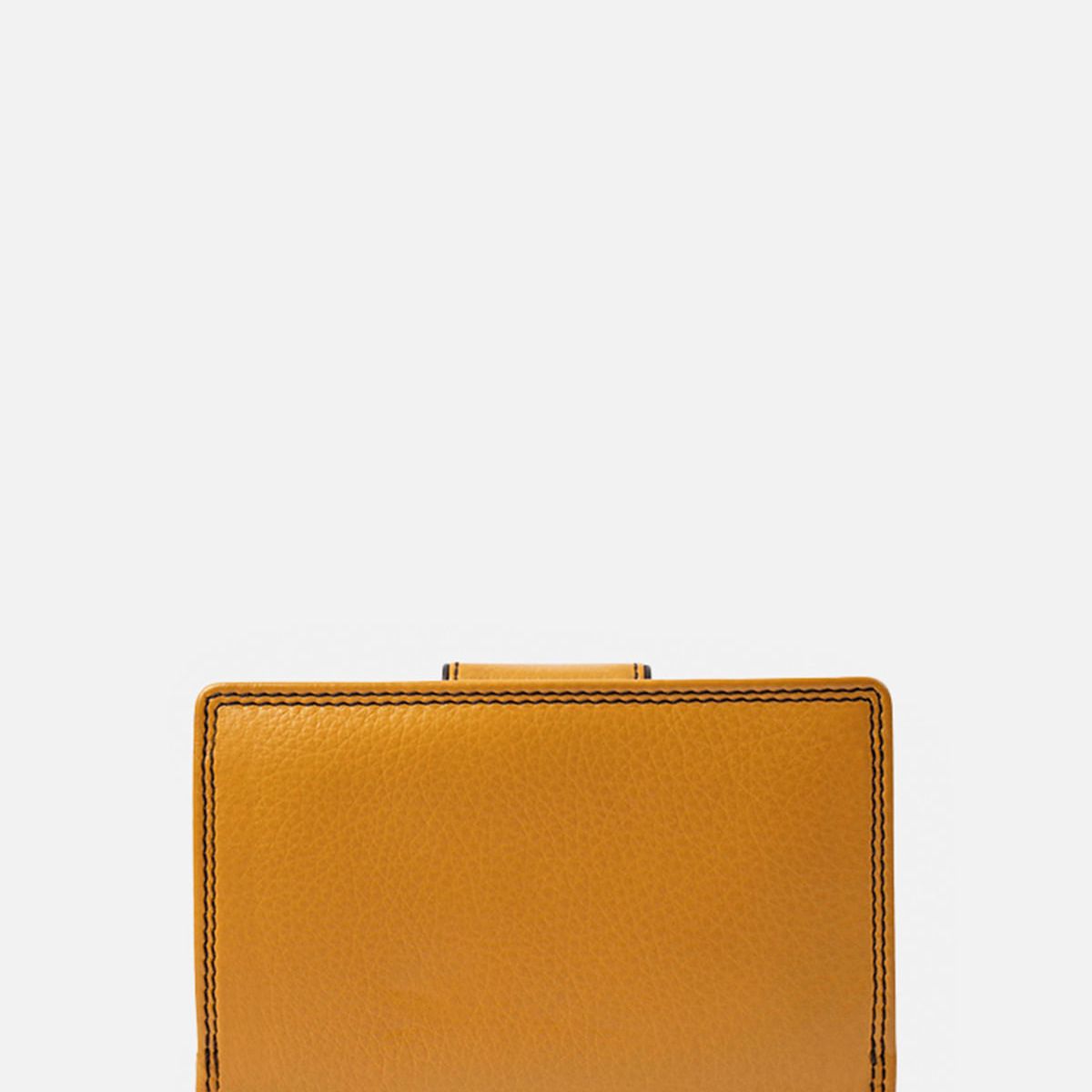 RENZO COSTA - BILLETERA MEDIANA COLECCION CAPSULA 73 MUSTARD