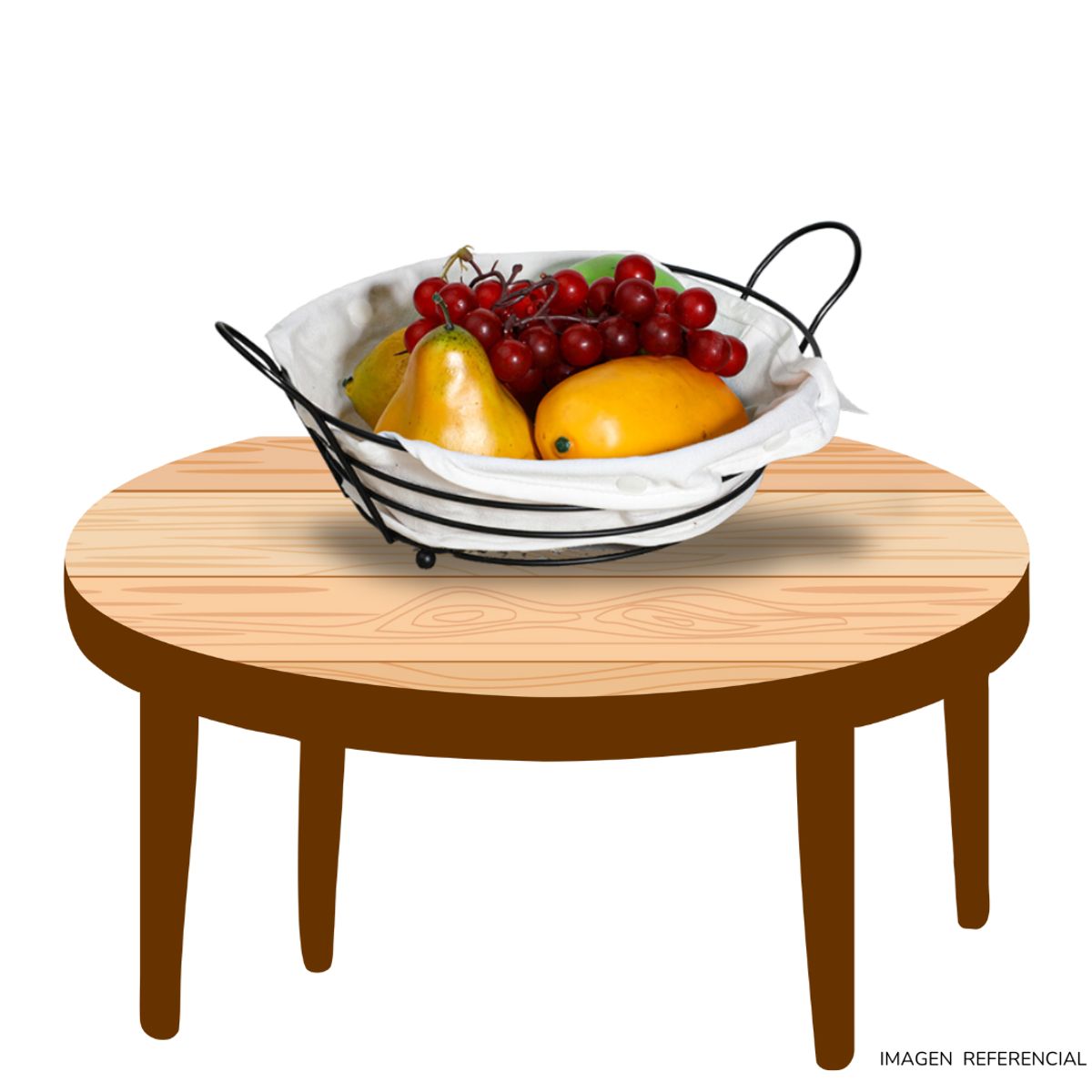 INSPIRA MARKET - Panera cesta circular elegante