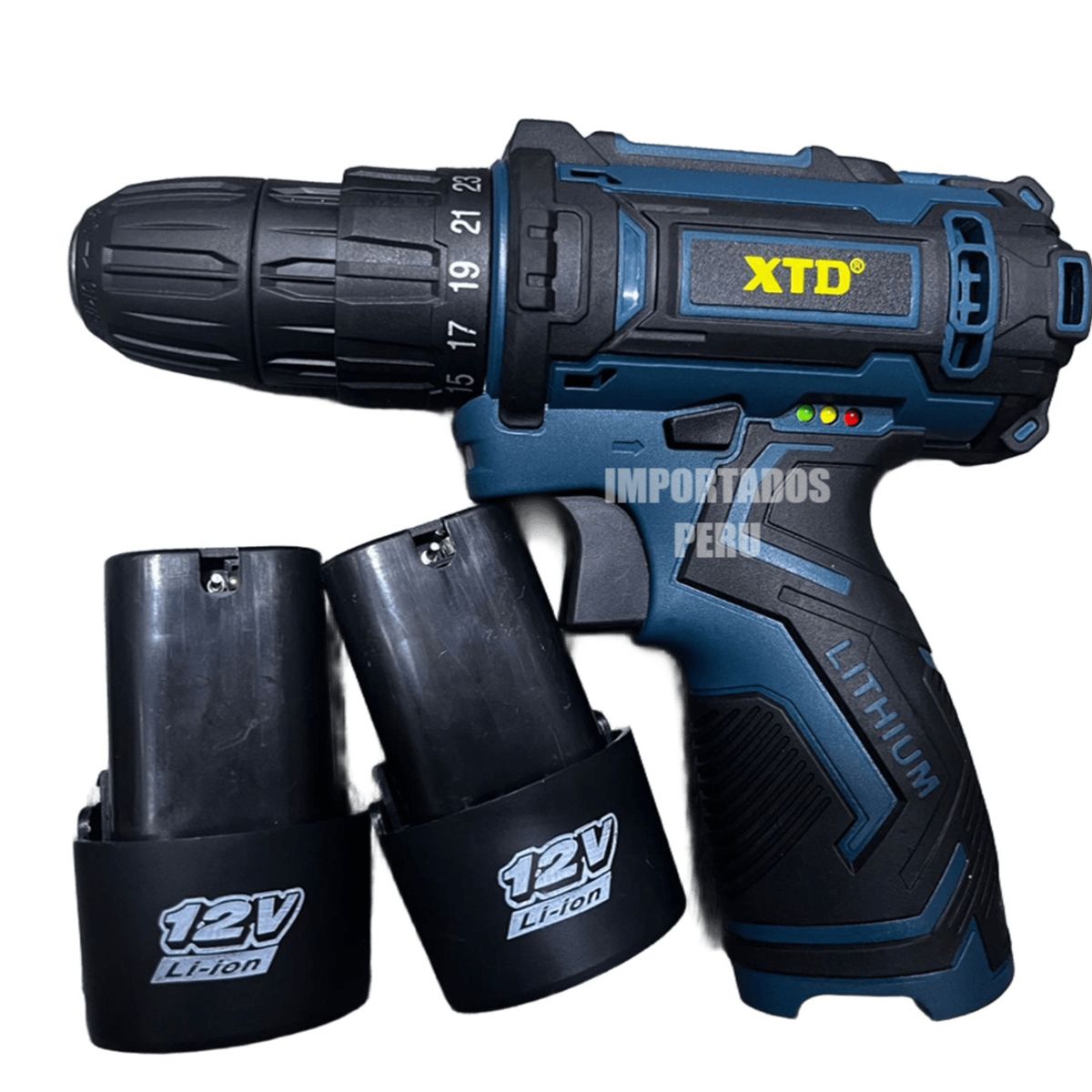 GENERICO - Taladro Inalámbrico XTD  Y Set De Herramientas -108 Pzs