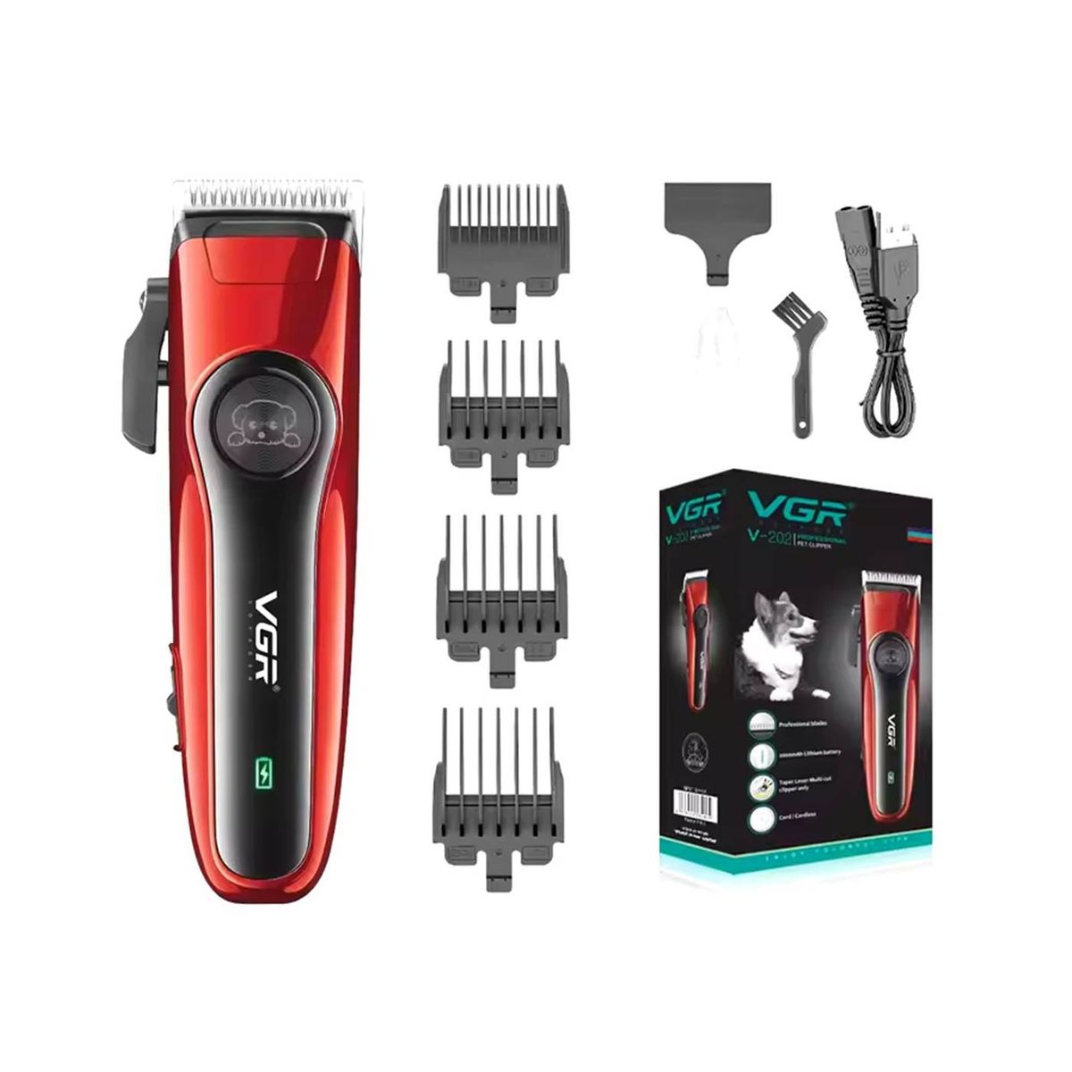 GENERICO - Maquina cortadora de pelo mascotas perro gato VGR