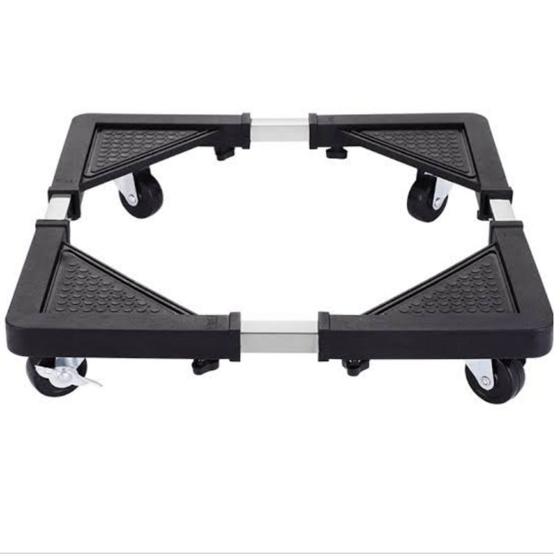 GENERICO - Soporte Base Ajustable con Ruedas Lavadora Frigobar Cocina