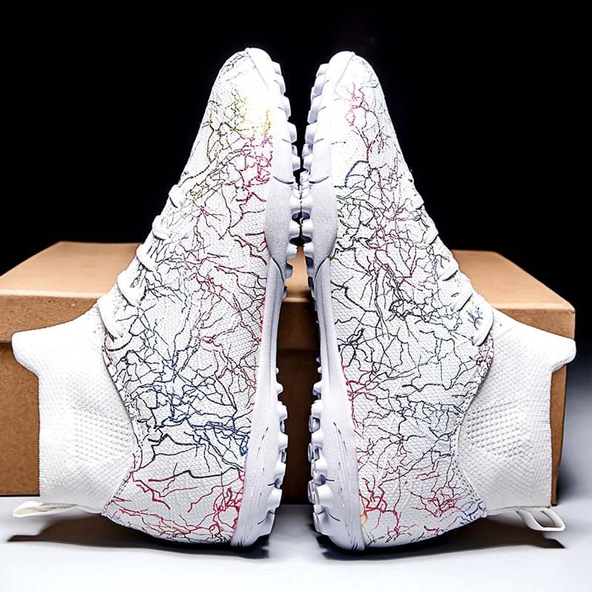 SHANDIAN - Zapatillas de Fútbol Hombre TF Negro