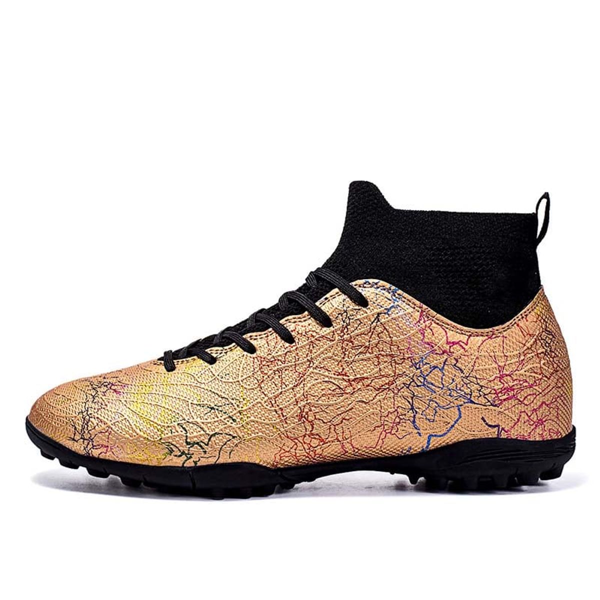 SHANDIAN - Zapatillas de Fútbol Hombre TF Negro