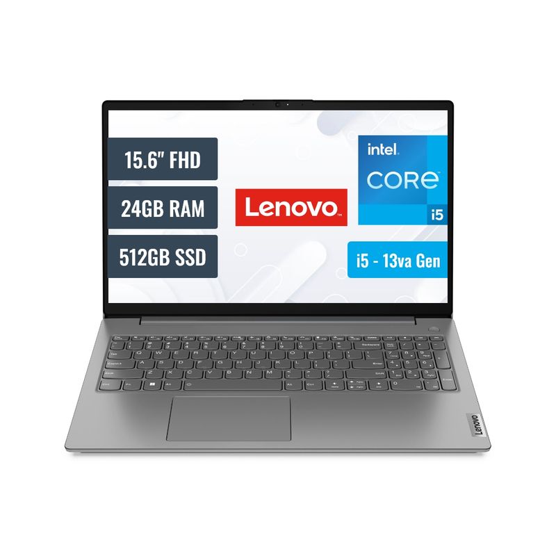 LENOVO - Laptop Lenovo V15  15.6" FHD, Core i5-13420H, 24GB DDR4, SSD 512GB