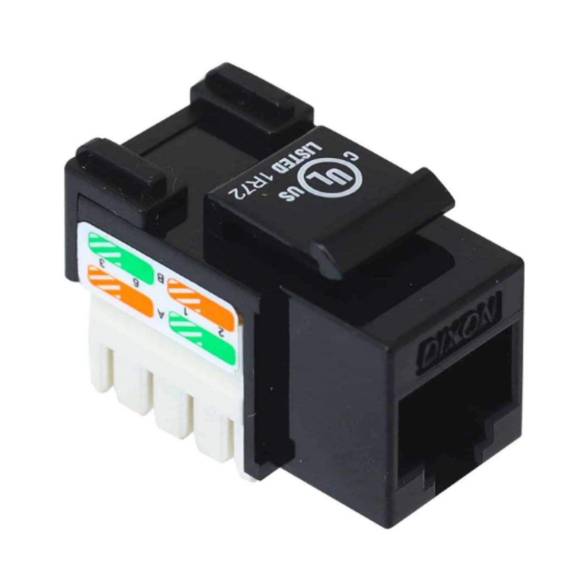 DIXON - Conector Jack RJ45 Cat 6 Negro KJ8-C6-US/BKN DIXON
