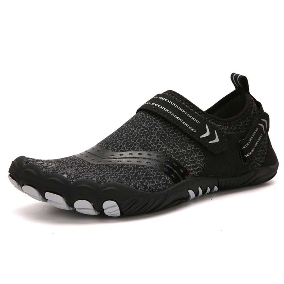 SHANDIAN - Zapatillas Agua Outdoor Hombre Secado Rapido Negro