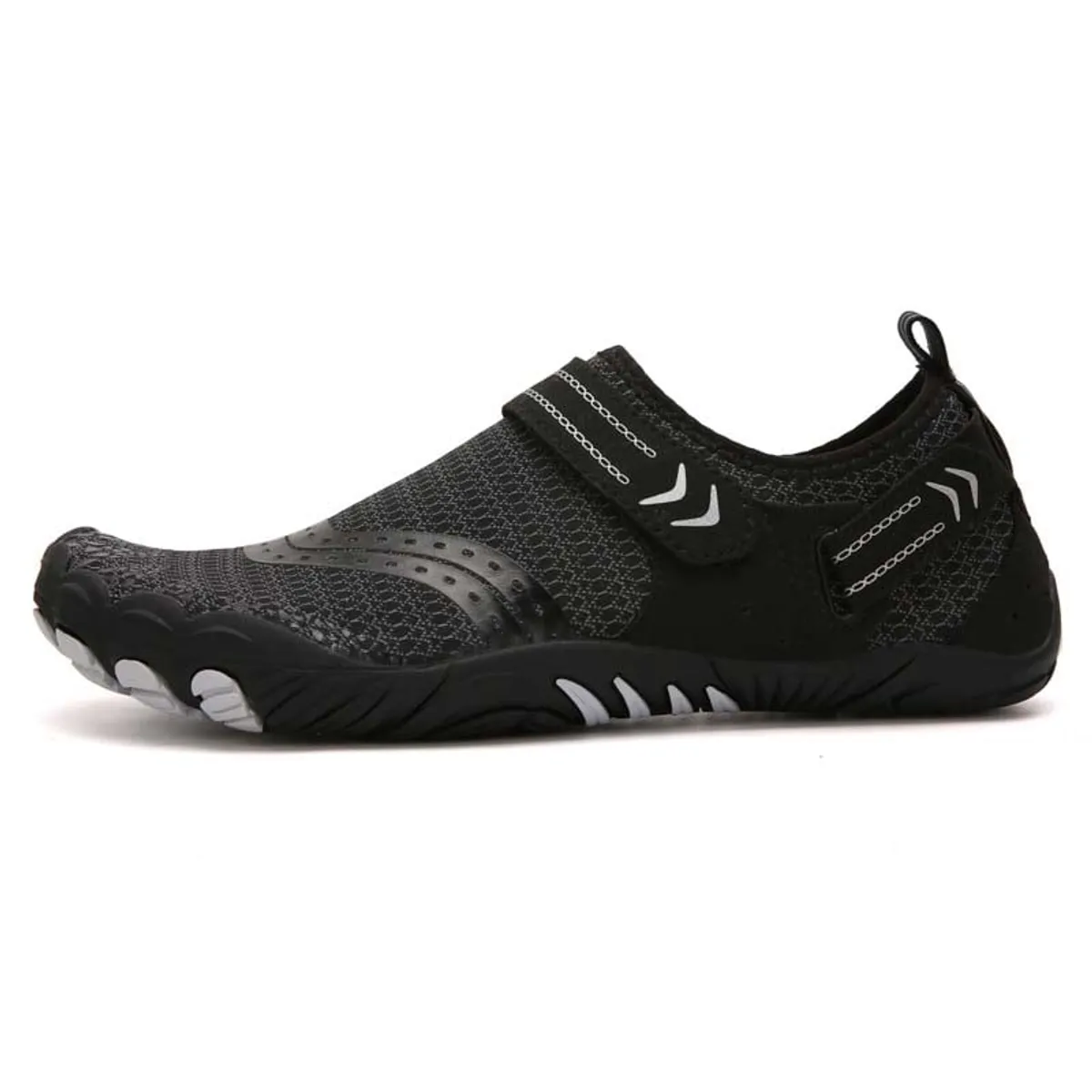 SHANDIAN - Zapatillas Agua Outdoor Hombre Secado Rapido Negro