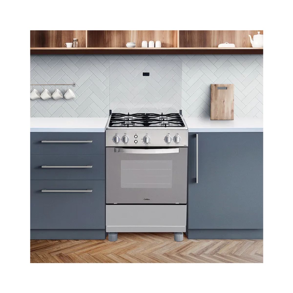 COLDEX - Cocinas a Gas COLDEX 4 Quemadores CX641 Inox