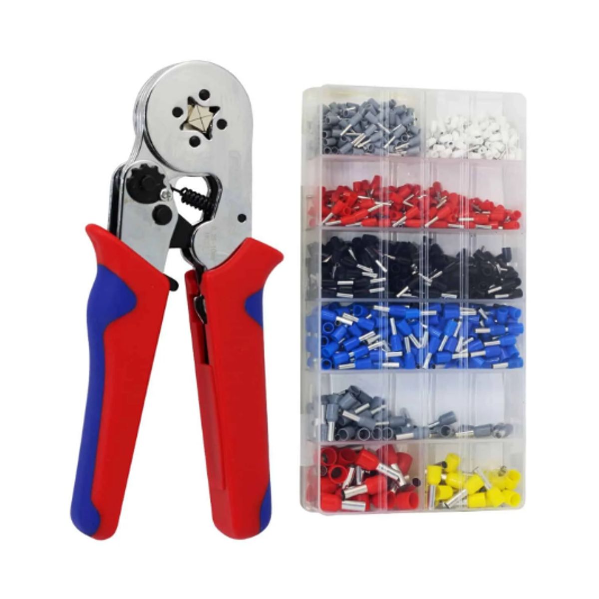 GENERICO - Alicate Ponchador para Terminales 1200 Accesorios HFM-8070/6-4A