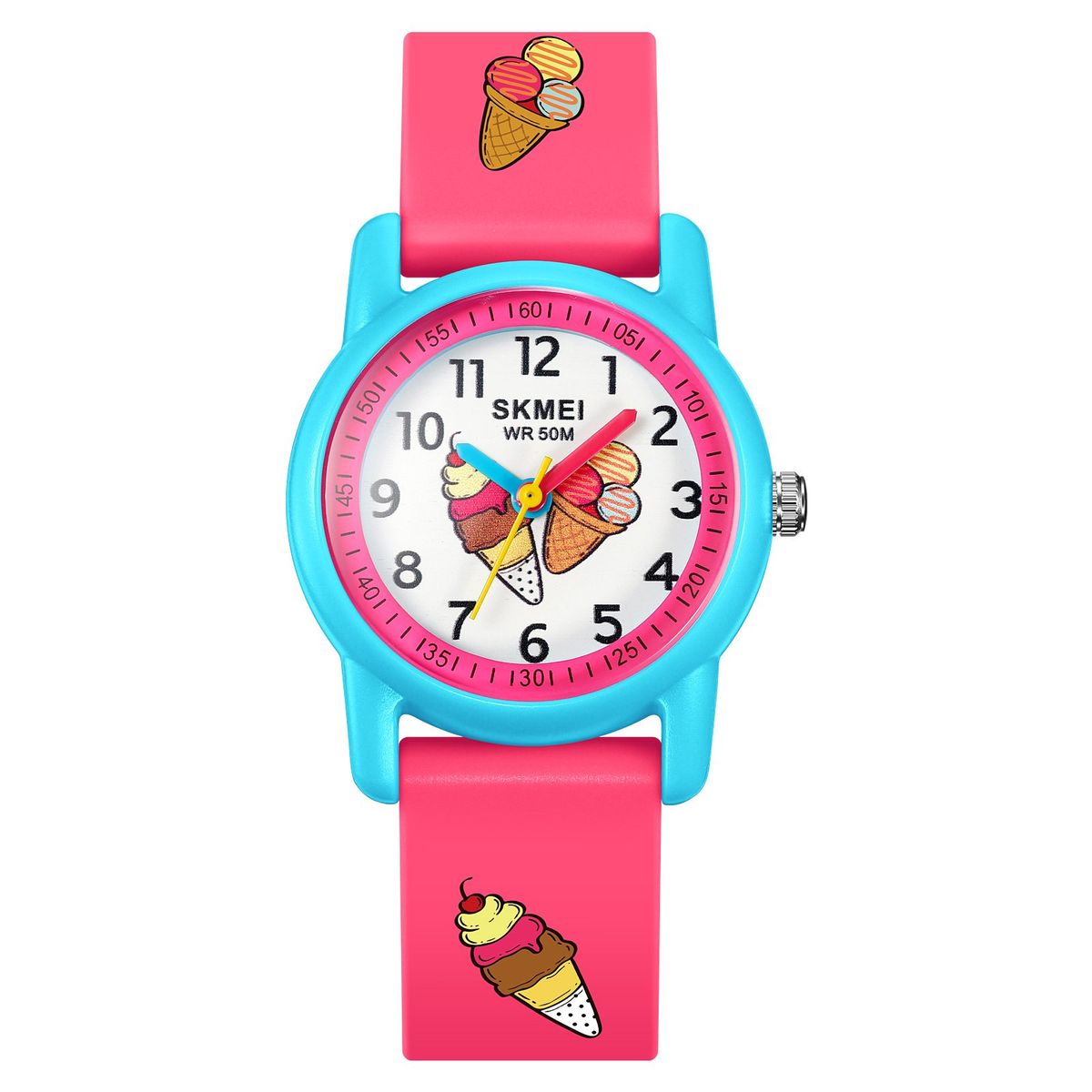 SKMEI - Reloj Skmei 2157 Rosado Ice cream_.
