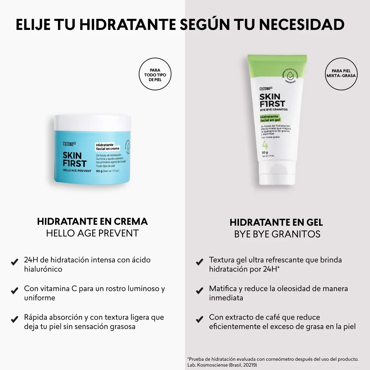 CYZONE - Hidratante facial en Crema Hello Age Prevent 50 g Cyzone