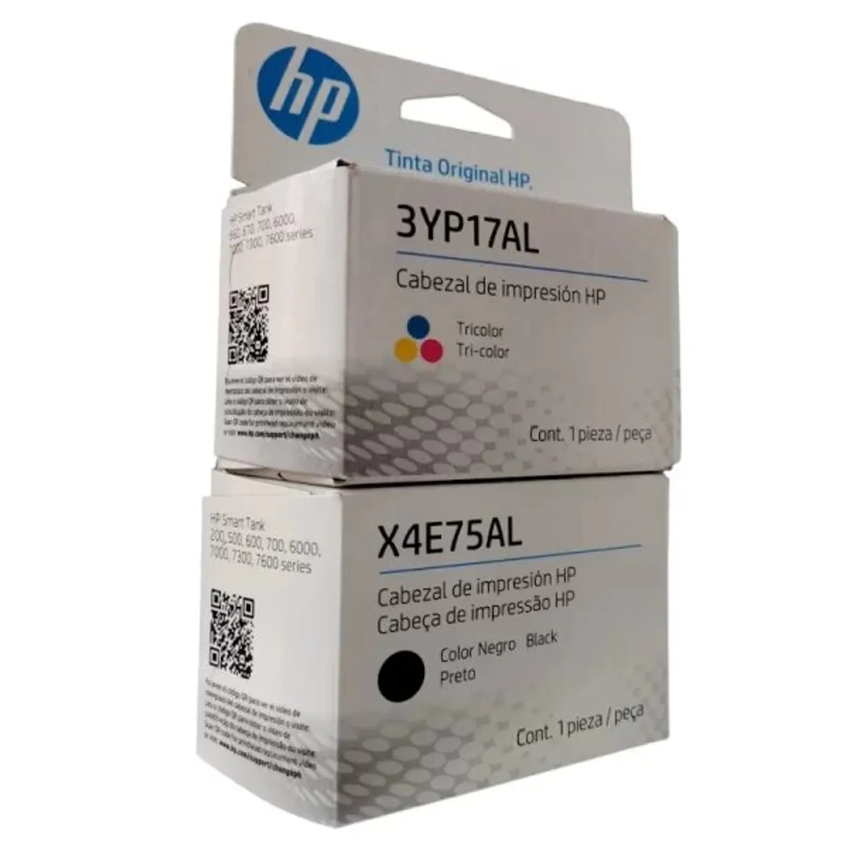 HP - Kit Cabezal HP X4E75AL 3YP17AL Negro Tricolor