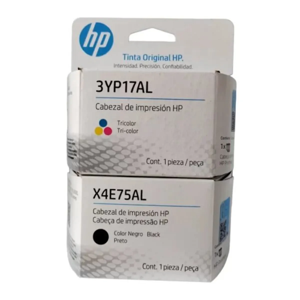 HP - Kit Cabezal HP X4E75AL 3YP17AL Negro Tricolor