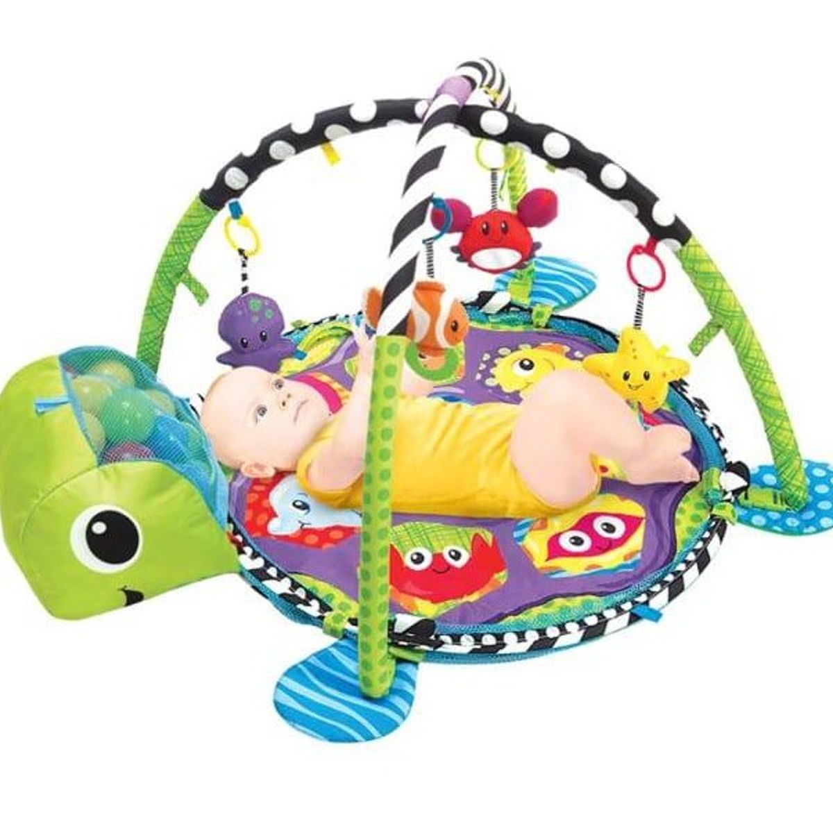 IDEAL - GIMNASIO DE BEBÉ DIDÁCTICO 3 EN 1 TORTUGA