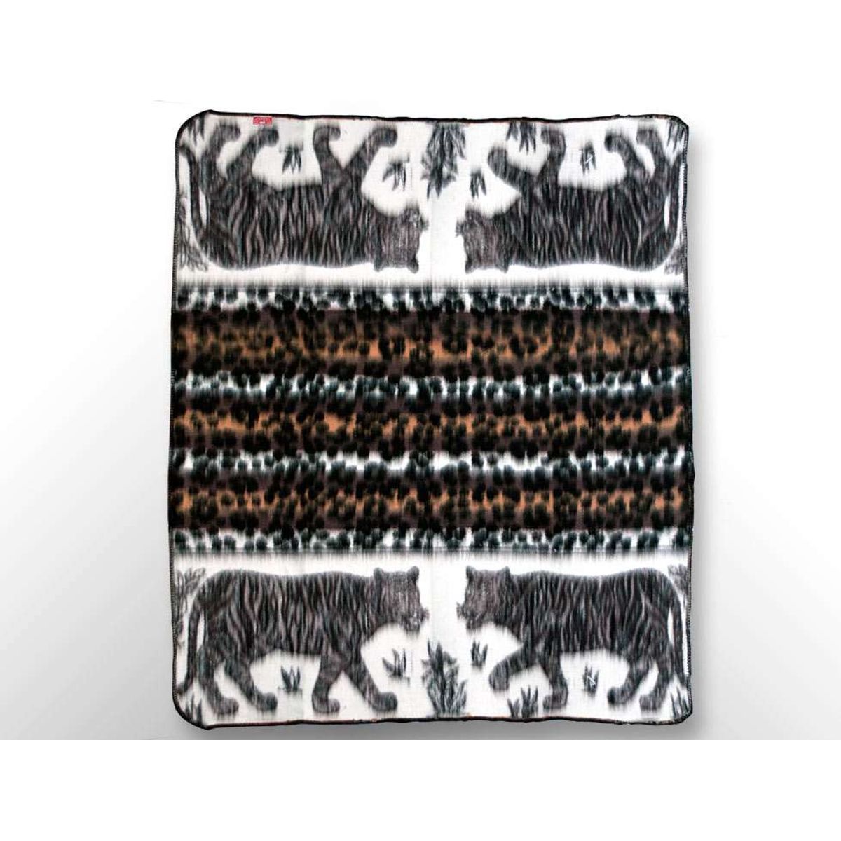 SANTA CATALINA - Frazada Tigre original elegante antialérgica y tradicional 1.5 Plaza