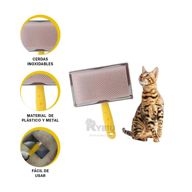 RYBIU IMPORT - Cepillo de Tamaño de Color Amarillo Talla XL Y+Agendita