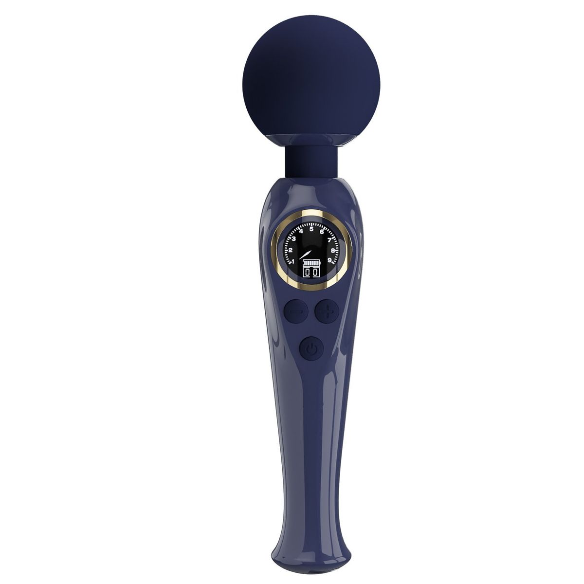 PRETTY LOVE - Vibrador Masajeador Skyler Silicona Body Wand Carga USB y Display LED
