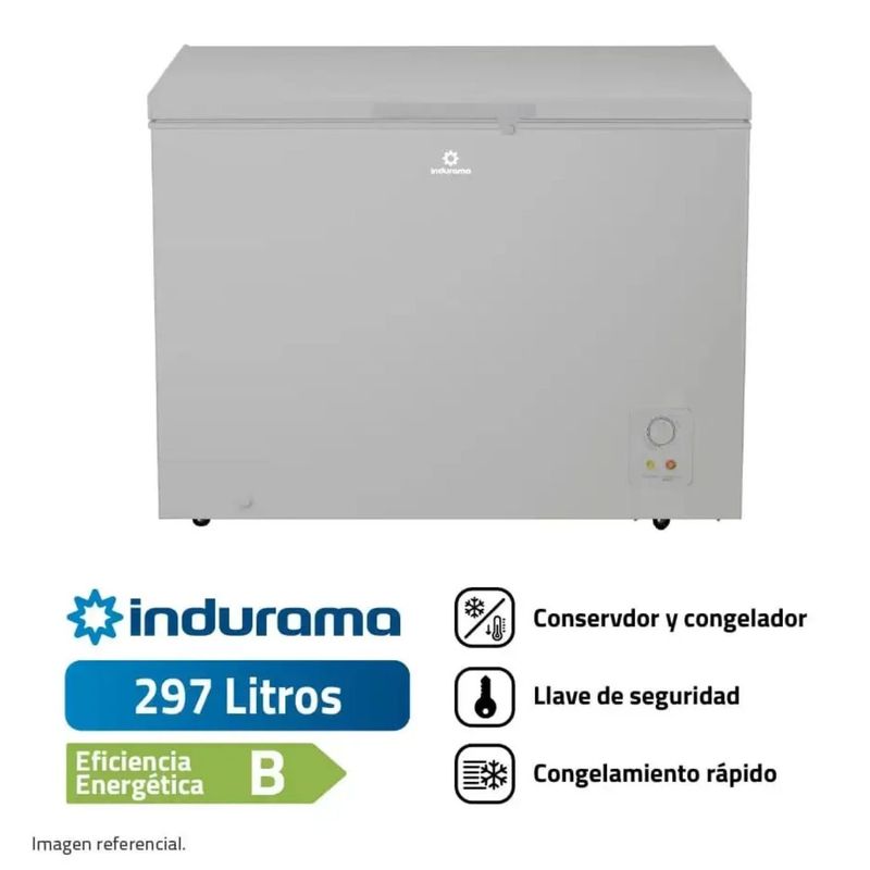 INDURAMA - Congeladora Indurama Defrost 297 Litros CI-320GR