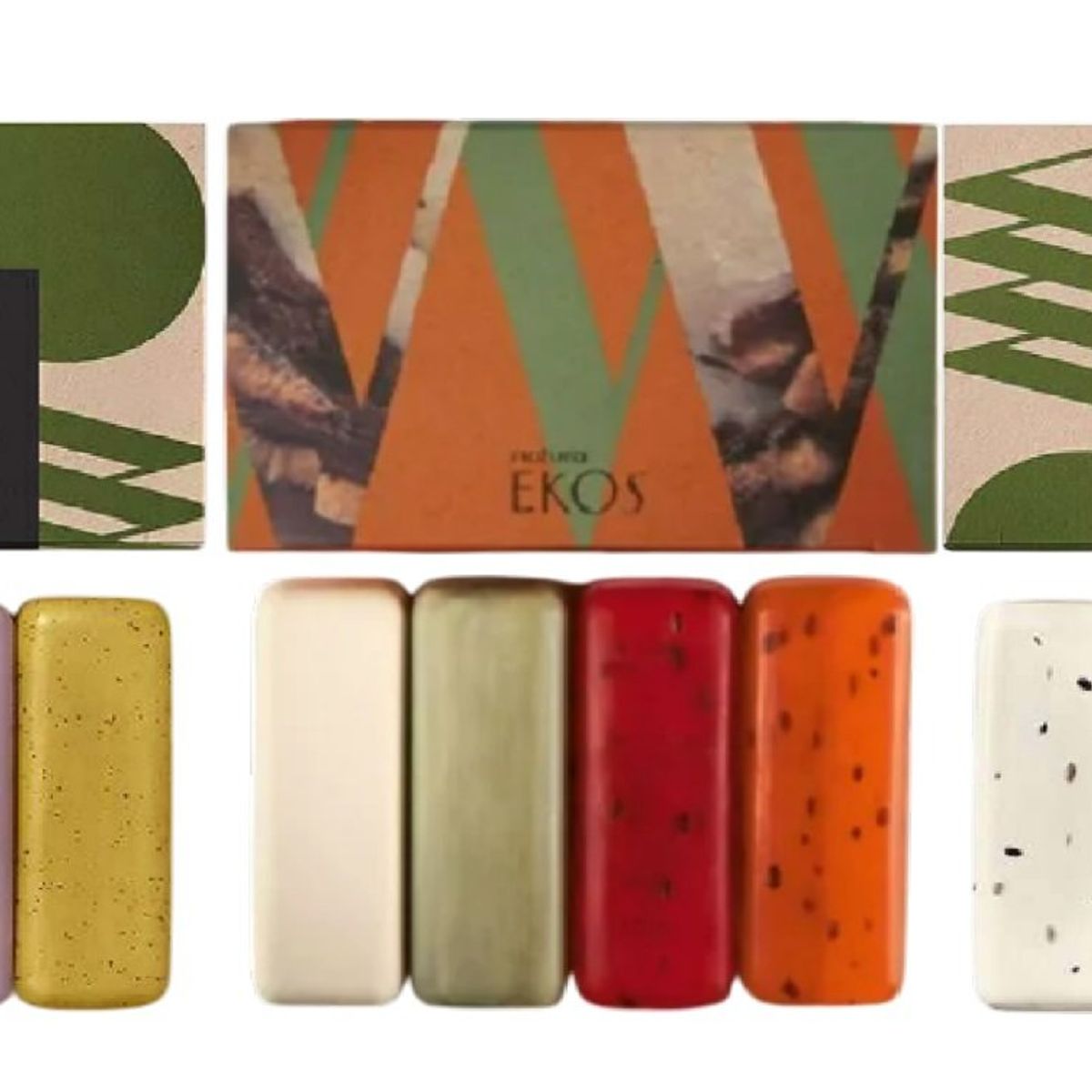 NATURA - 3 cajas Jabones en barra EKOS Natura