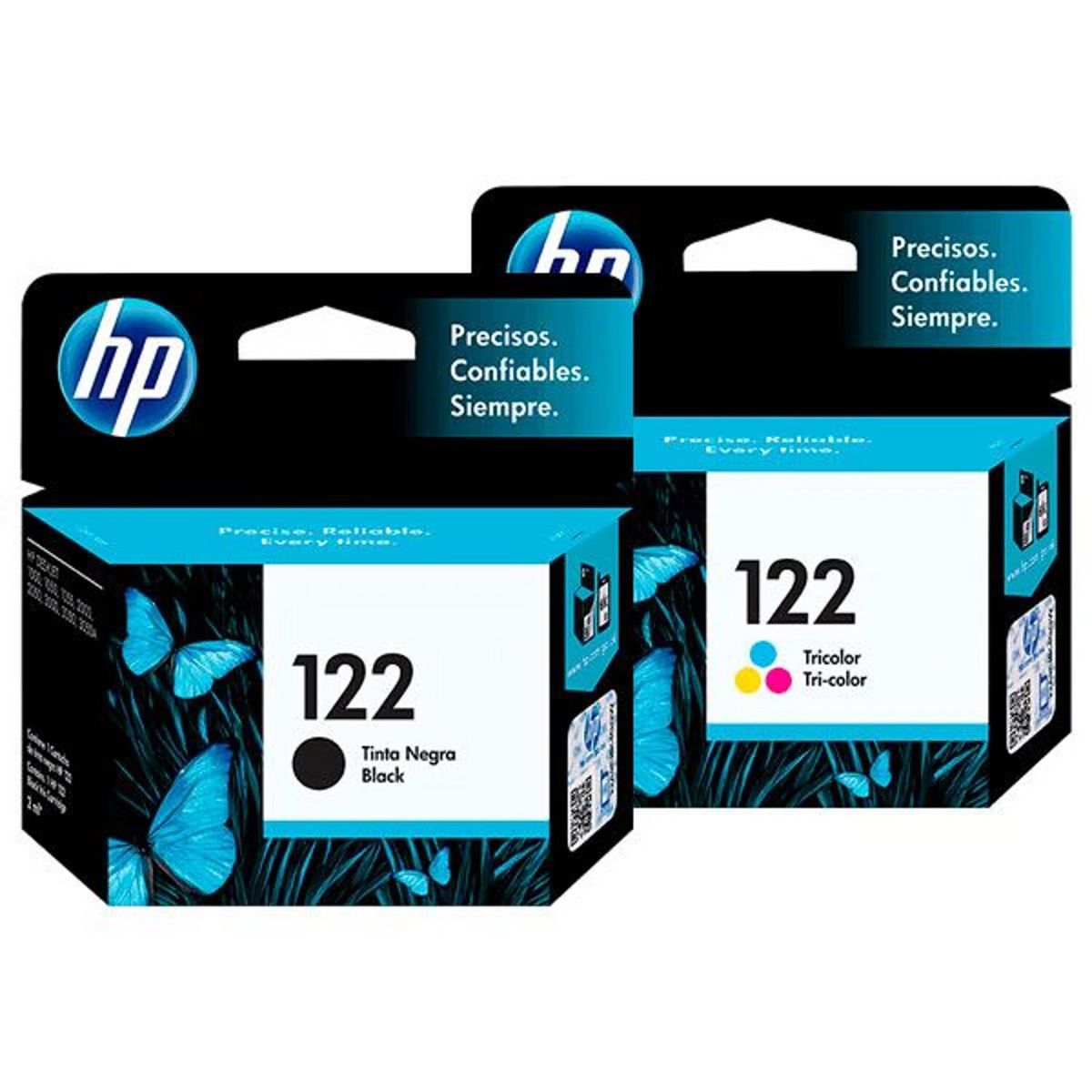 HP - Kit Tinta (HP 122 Negro - Tricolor)