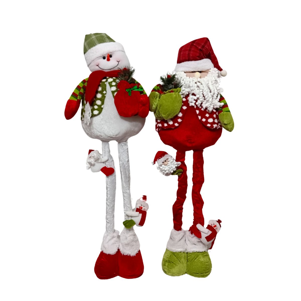 GENERICO - Patilargos Duo Mono de nieve + Napá Noel