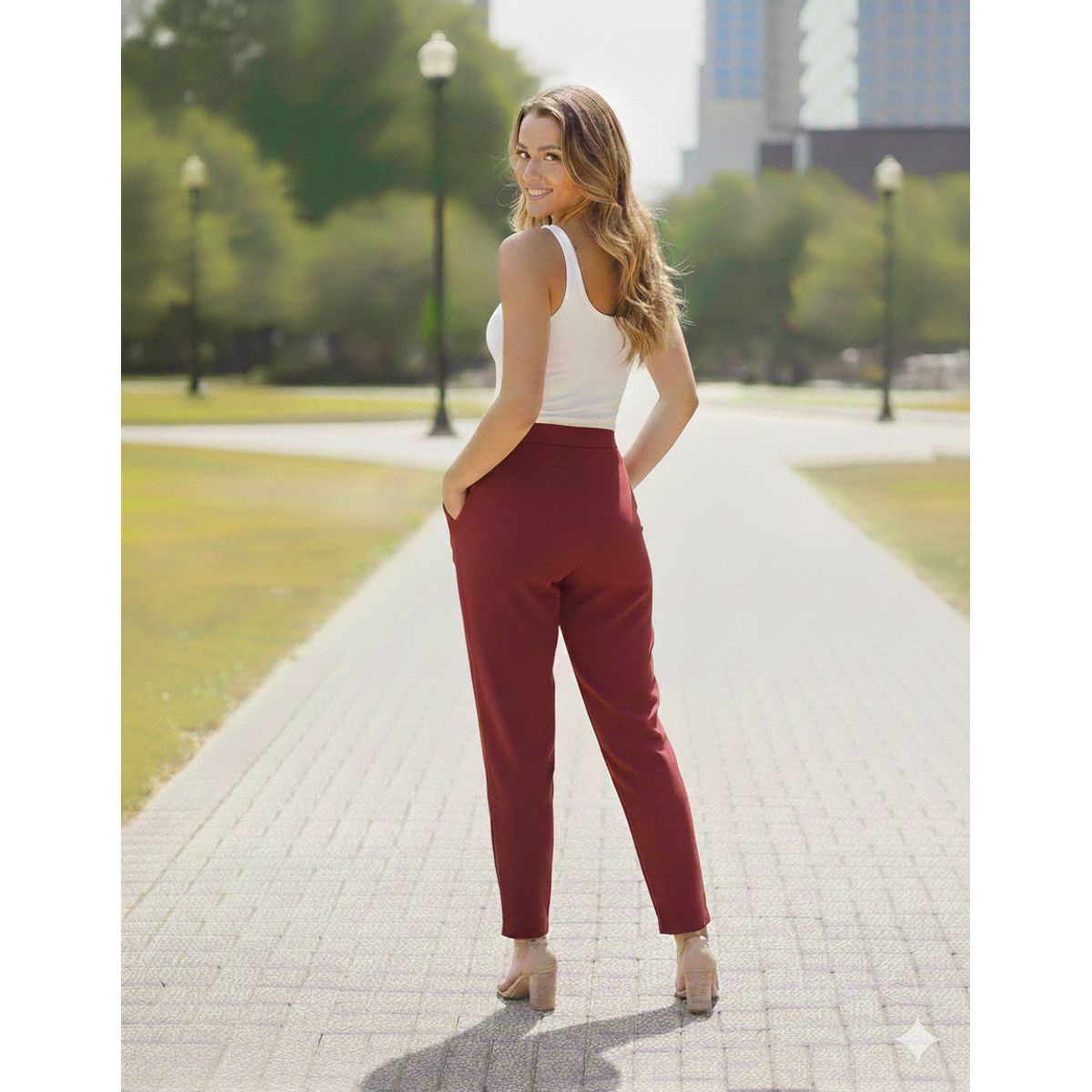 GENERICO - Pantalón chalis para dama